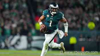 Jalen Hurts still bothered by knee injury, managing pain, playing at high level as Eagles soar to top of NFC
