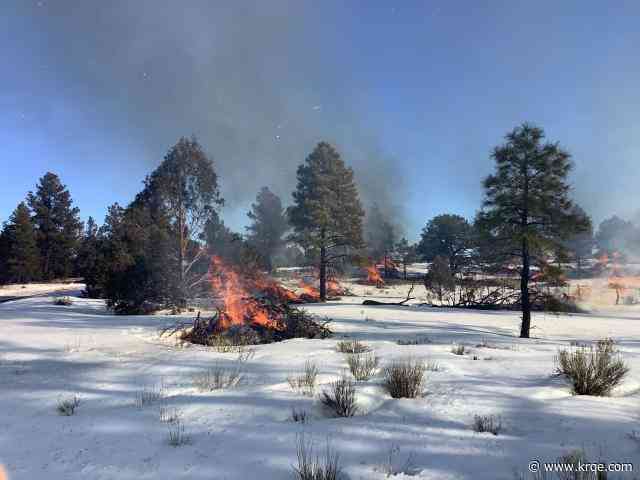 Three spots in Catron County to see controlled burns through December
