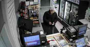 Man captured on video pulling poppy box arrested by Calgary police