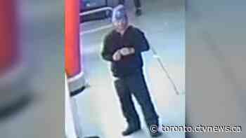 Suspect sought after hateful messaging scrawled on window of North York store