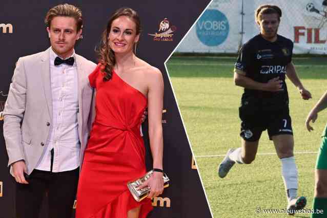Mathias Deveugele, de vriend van Red Flame Tessa Wullaert, schiet FC Aalbeke met vier goals naar eerste periodetitel: “Voetbal is bij ons de voertaal”