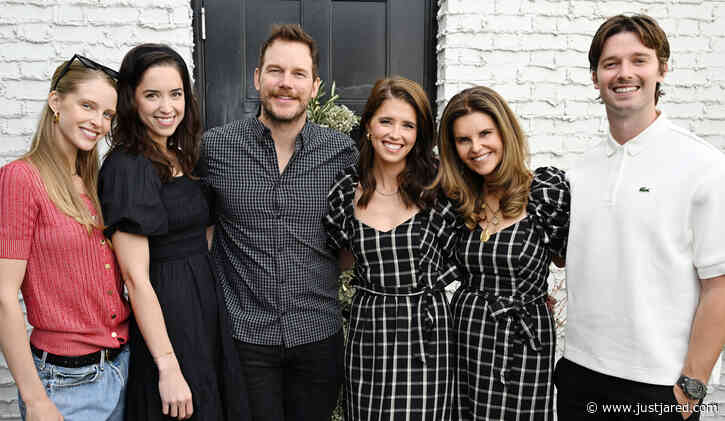 Katherine Schwarzenegger Gets Support from Husband Chris Pratt & Her Famous Family at Cleobella's Holiday Party