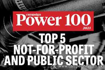 Power 100 2023: Top 5 not-for-profit and public sector