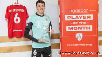 MAEL DE GEVIGNEY IS YOUR OCTOBER PLAYER OF THE MONTH