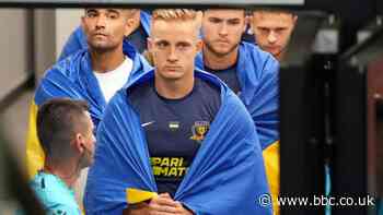 Four-hour Ukrainian football match hit by air-raid delays