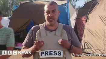 Air strike interrupts BBC correspondent's live report from Gaza