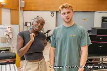 Sam Tutty in Two Strangers musical at Kiln Theatre Kilburn