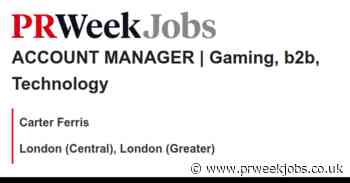 Carter Ferris: ACCOUNT MANAGER | Gaming, b2b, Technology