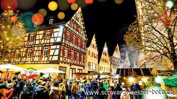 Weihnachtsmarkt und   Co.: Darauf können sich die Nagolder freuen