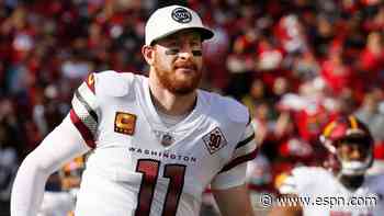 Rams signing veteran QB Wentz, source says