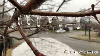 Freezing rain warning issued for Simcoe County, Muskoka