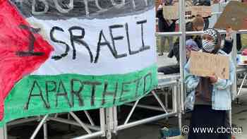 Humber College voices 'regret' after student removed from campus for posting Palestinian flag stickers