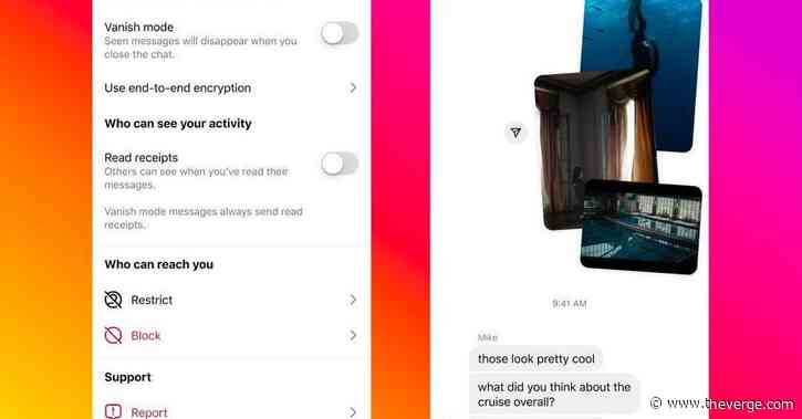 Instagram will finally let you disable read receipts in DMs