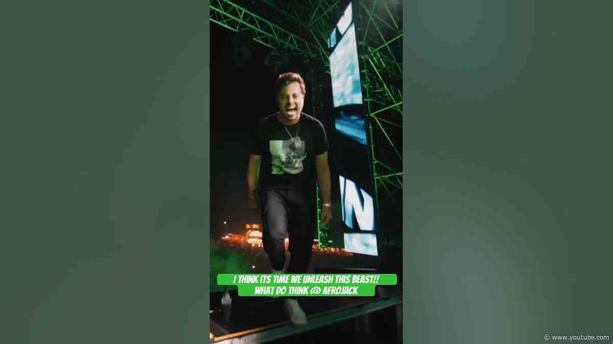 I think its time we unleash this beast!! @afrojack #newmusic