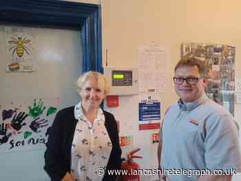 Rossendale security firm fits equipment for autistic charity