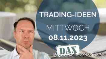 DAX-Tradingideen: DAX vollzieht die Konsolidierung weiter