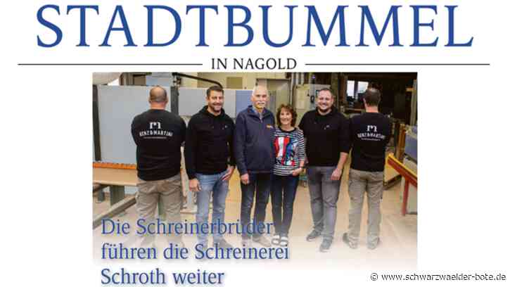 Anzeige: Die Schreinerbrüder führen die Schreinerei Schroth weiter