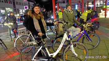 Jenaer Fahrraddemo wird zur Lichterfahrt