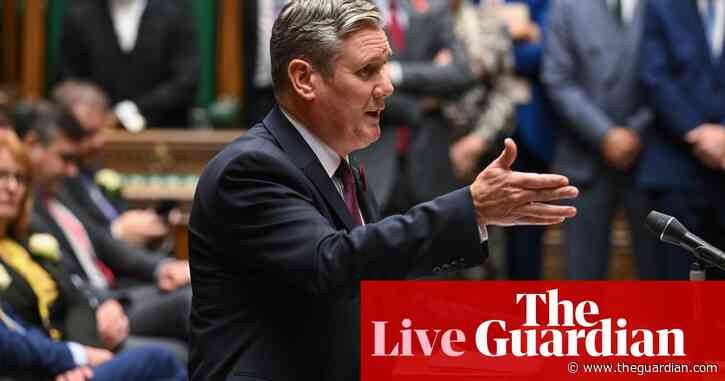 Labour says Gaza ceasefire would help Hamas after frontbencher resigns over Starmer’s stance – UK politics live