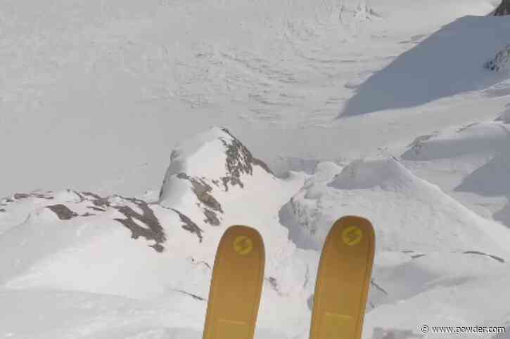 Noah Gaffney Sends 'Crazy' In-Bounds Line