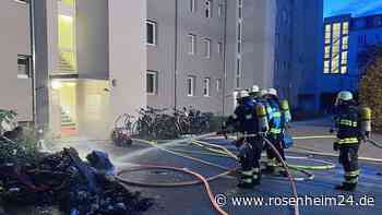 Zigarette einfach weggeworfen: Kellerabteil brennt vollständig aus - Mehrere 100.000 Euro Schaden