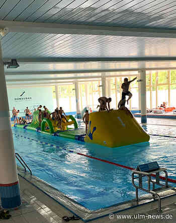 Poolparty im Donaubad