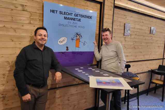 Kunst kijken bij goed glas wijn: de geboorte van ‘Het slecht getekende mannetje en zijn dyslectische hond”