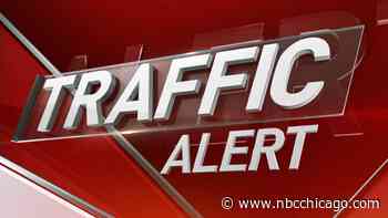 Kennedy Expressway crash leads to major traffic, halts Blue Line trains