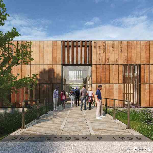 CookFox Architects designs mass-timber Bruce Springsteen museum