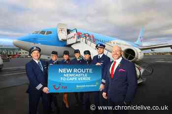 First TUI passenger flight to Cape Verde Islands takes off from Newcastle Airport