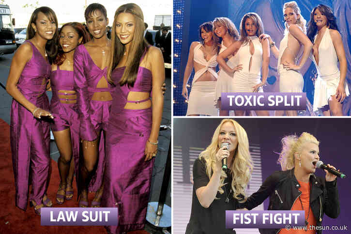 Toxic split that tore Girls Aloud apart as they ‘reunite for Sarah Harding’ – and other girl band fallouts