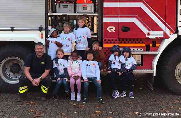 FW-KLE: Streichholz, Kerze, Lichterglanz - Brandschutzerziehung mit Kindern des Sankt-Markus-Kindergarten