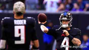 Falcons averse to Heinicke-Ridder 'musical chairs'