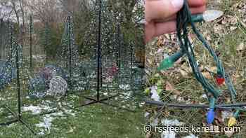 Vandals target community holiday light display in Sartell