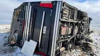 Members of Shania Twain's road crew taken to hospital after bus rolls following Winnipeg performance