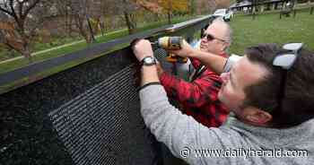 Wall of Remembrance: Naperville veterans groups pay tribute to Vietnam vets
