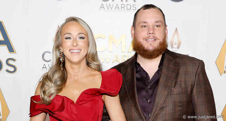 Luke Combs Gets Support From Wife Nicole at CMA Awards 2023