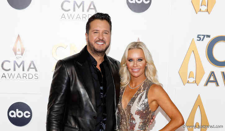 CMAs Host Luke Bryan & Wife Caroline Look Picture Perfect on the Red Carpet (Photos)