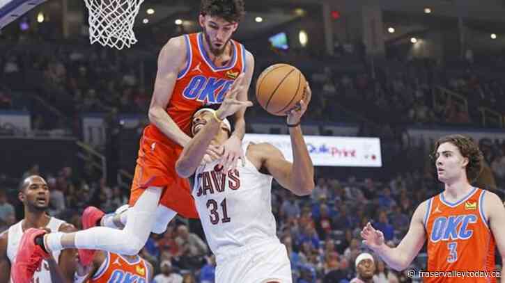 Gilgeous-Alexander scores 43 as the Thunder top the Cavaliers 128-120