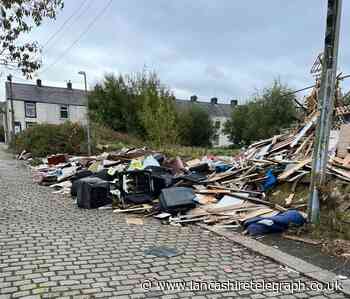 Church bonfire night fly-tipping cleared by Hyndburn Council