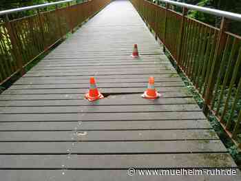 Ab 13. November gesperrt: Neuer Belag für Geh- und Radwegbrücke Zur Aue