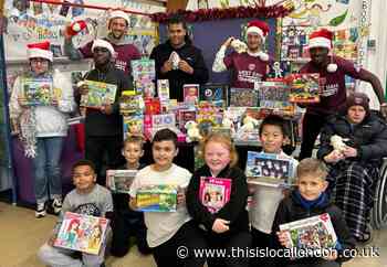 West Ham United stars start Newham Christmas Toy Appeal 2023