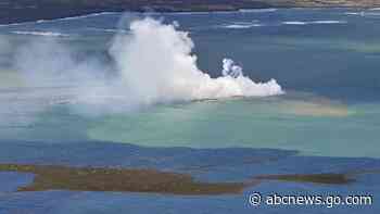New island emerges after undersea volcano erupts off Japan, but it may not last long