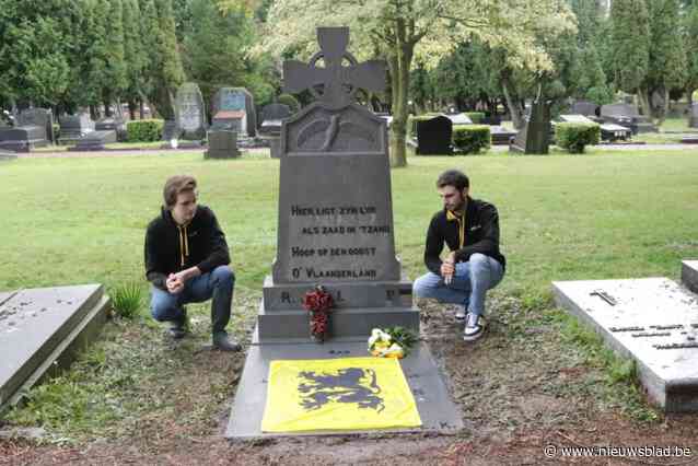 Vrijwilligers knappen zelf heldenhuldezerk van ‘aartsvader Vlaamse Beweging’ op: “Kunnen niet op stad rekenen om verloedering begraafplaatsen tegen te gaan”