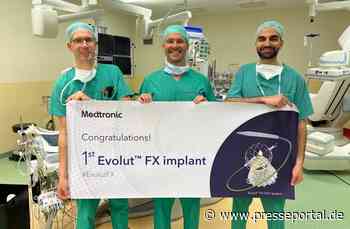 Neuartige Aortenklappen-Prothese "Evolut FX" implantiert