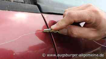 Unbekannte beschädigen Auto in der Augsburger Innenstadt