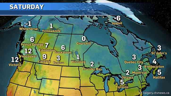 Weekend weather lookahead: Warm and windy in Alberta, wet weather in B.C.