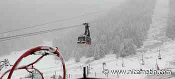 Découvrez en images les premières chutes de neige dans les stations de ski azuréennes