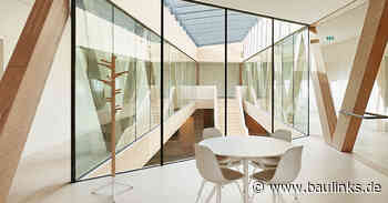 Spitzwinklige Brandschutz-Ganzglaswände im Nationalparkzentrum Ruhestein