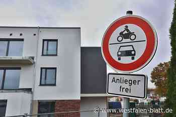 Sorgen an der Baustelle Bohenkamp in Brakel